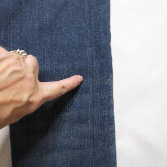 CARBON mens JEANS blue DARK DENIM distressed SLIM SIZE 28X28 - Picture 14 of 15